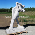 Garden granite carved abstract everlasting kiss boy and girl stone kissing couple love statue